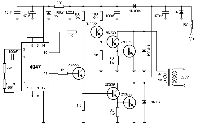 Conversor 12v a 220v 100W 