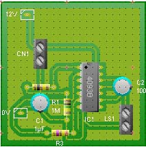 detector nivel agua pcb