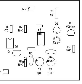 detector infrarrojos pcb