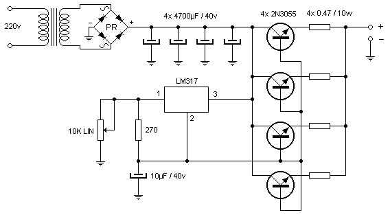 Fuente alimentaci&oacute;n regulable de 15V 15A 