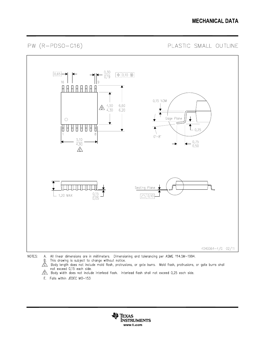 Caracteristicas tecnicas de CD4049 - Datasheet