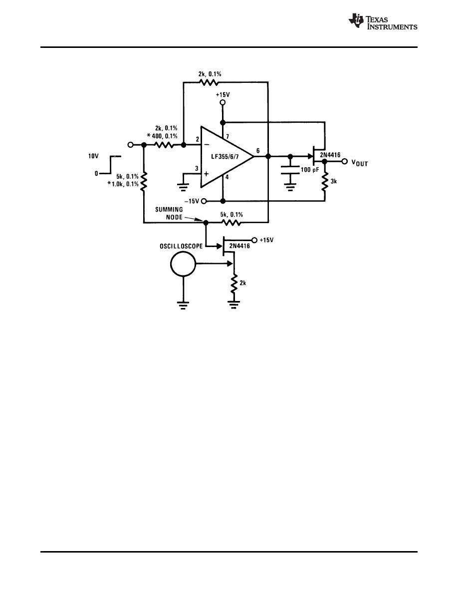 Caracteristicas tecnicas de LF357 - Datasheet