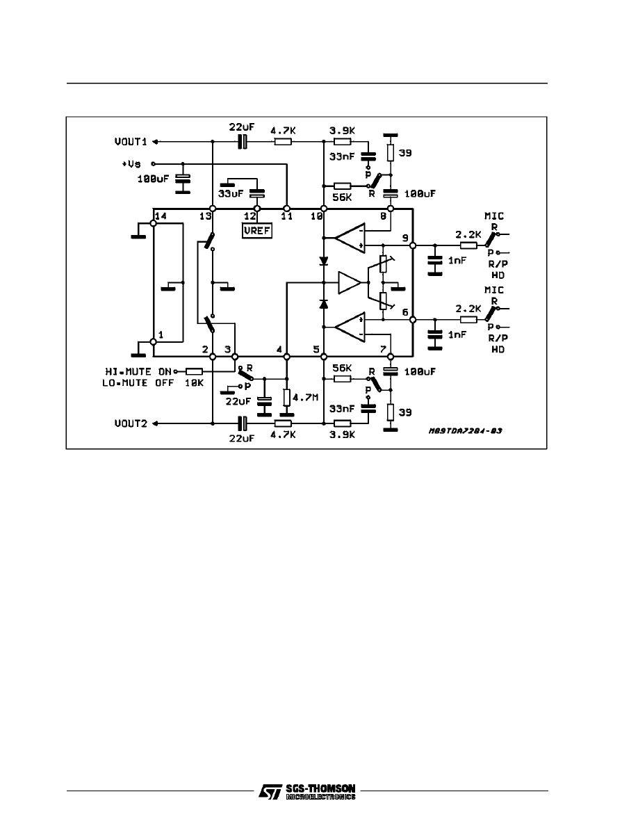 Caracteristicas tecnicas de TDA7284 - Datasheet